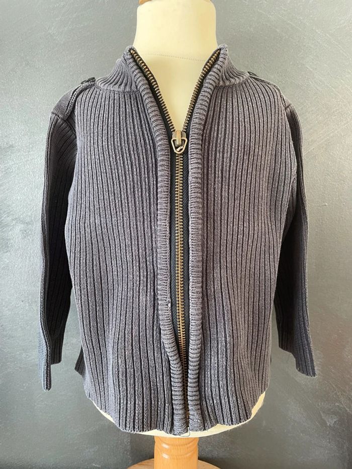 Gilet gris garçon - photo numéro 2