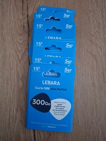 Cartes sim lebara