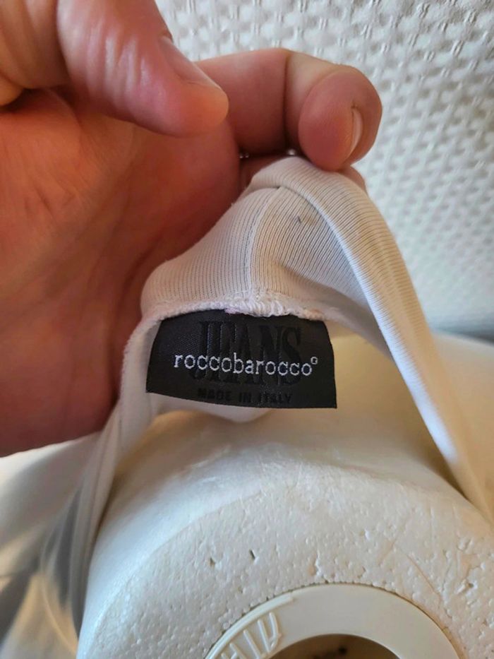 Magnifique t-shirt manches longues Rocco Barocco taille M Ref 13IT027 - photo numéro 3