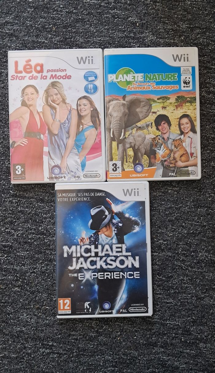 Lot  jeux wii