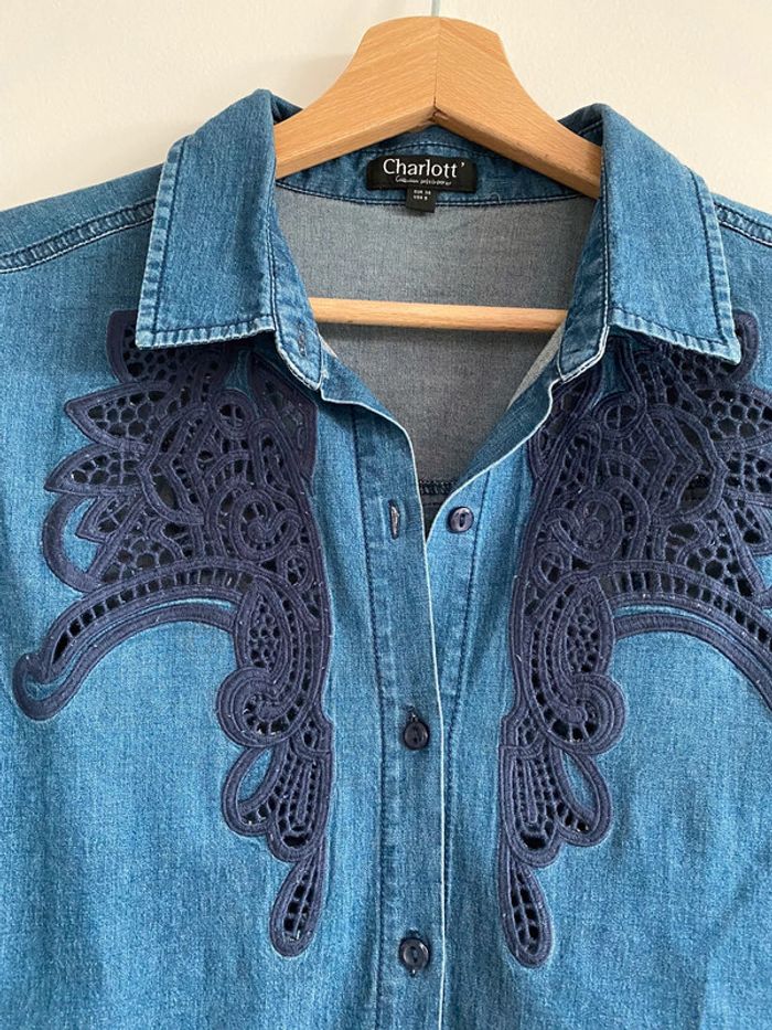 Jupe et chemise assortie jean Charlott’ - photo numéro 7
