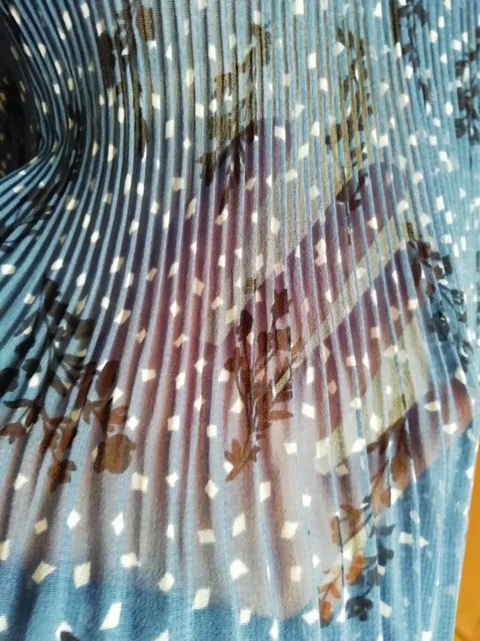 Chemisier chemise blouse légère bleue top bleu blue - photo numéro 2