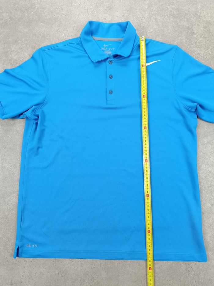 Polo manches courtes Nike Bleu -  Taille M - Très bon état - photo numéro 7