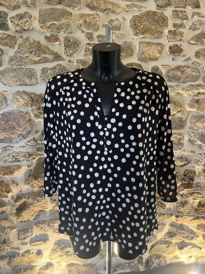 Blouse à pois bréal XL