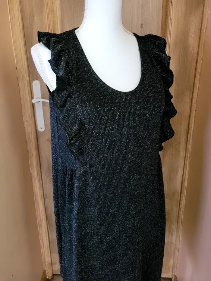 Robe noir à paillette femme taille M neuve - photo numéro 3