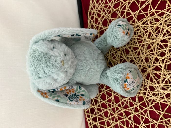 Lapin OSTARIA peluche bleue - photo numéro 4