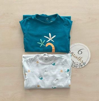 Lot de 2 pyjamas en jersey - bébé - taille 6 mois 