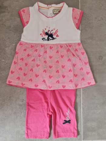 Ensemble rose Lee Cooper 12 mois