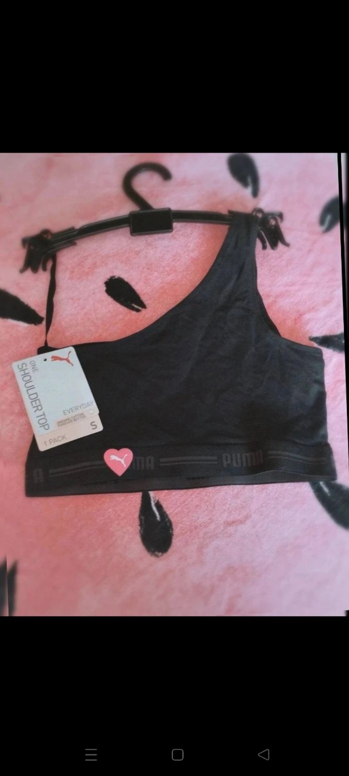 🖤 Brassière Puma One Shoulder – Taille S – Neuve 🖤 - photo numéro 2