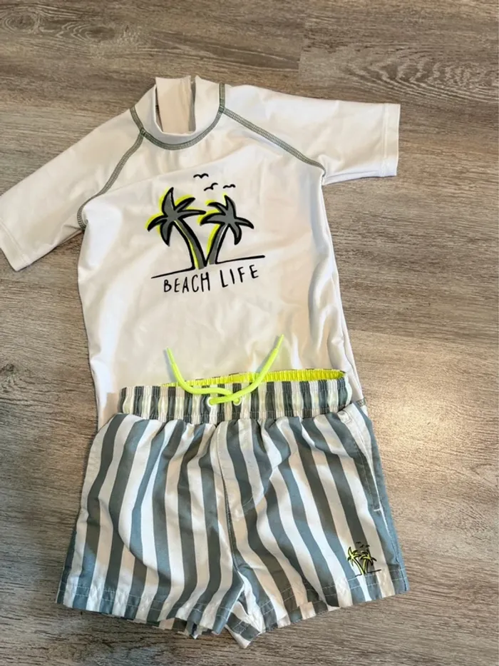 Ensemble maillot de bain bébé garçon - photo numéro 2