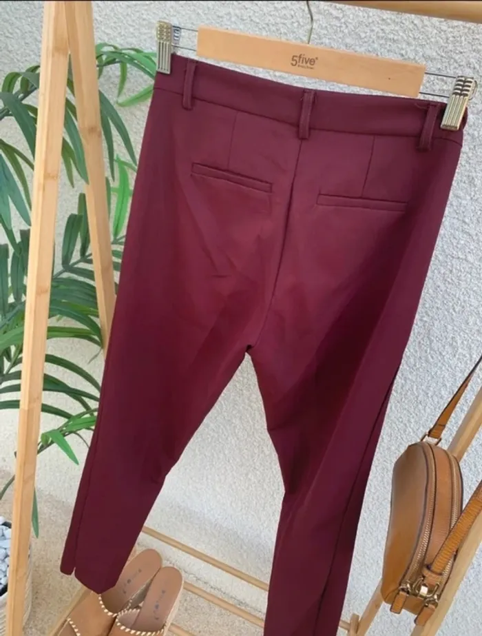 Pantalon Jennyfer bordeaux - photo numéro 3