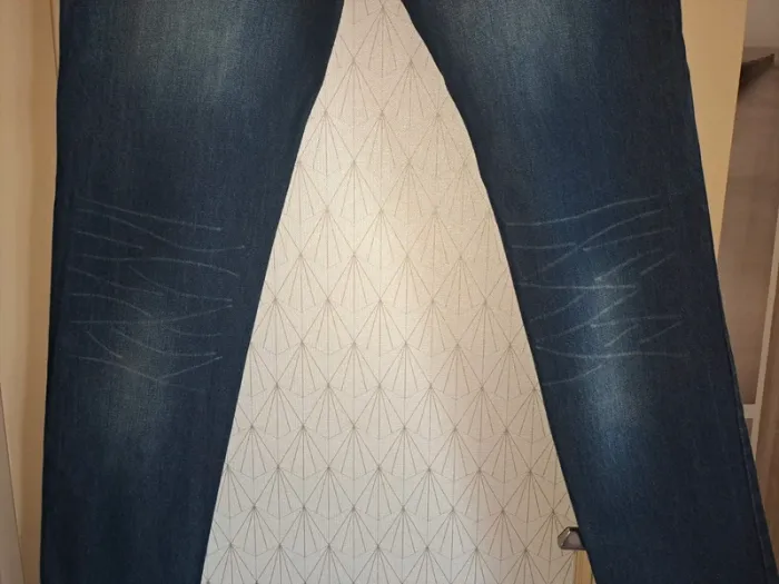 Jean homme slim fit neuf effet used piazza Italia étiquette vente enlevée 42 France (46 Italie) - photo numéro 6