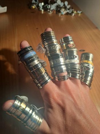 Bagues acier inoxydable