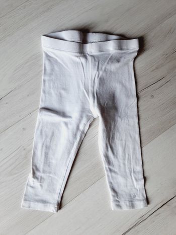 Vêtement bébé fille legging blanc Obaïbi 12 mois