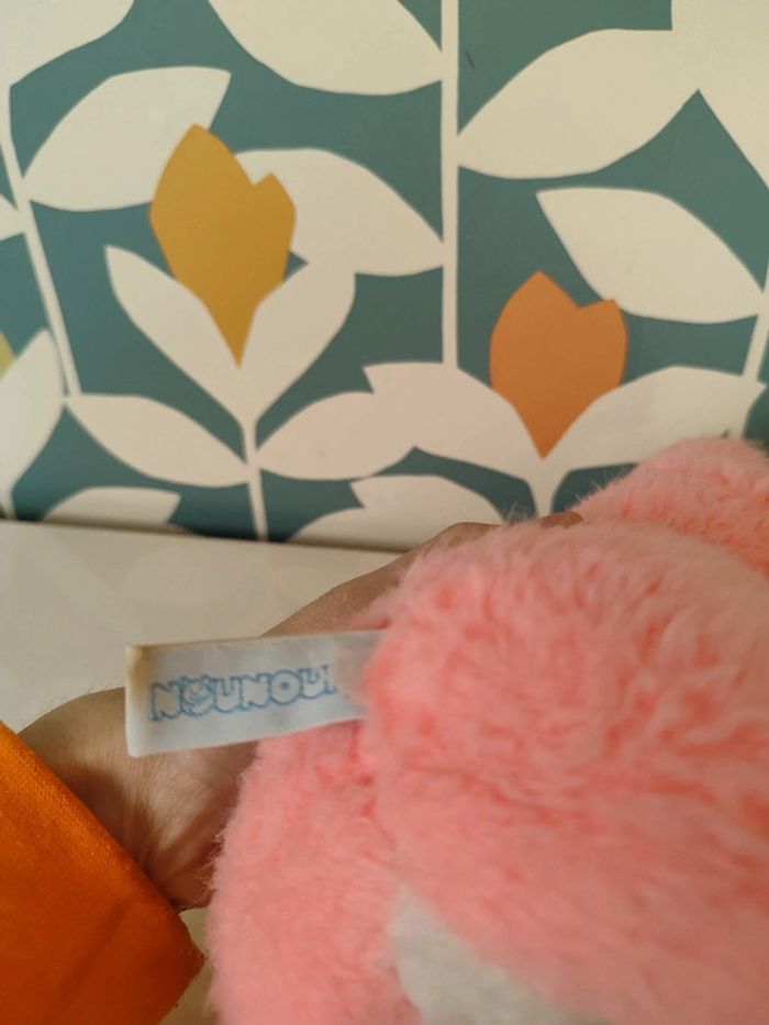 Peluche vintage lapin nounours - photo numéro 4