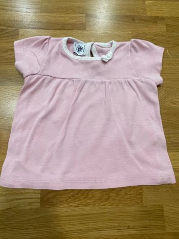 T-shirt MC petit bateau 12 mois fille