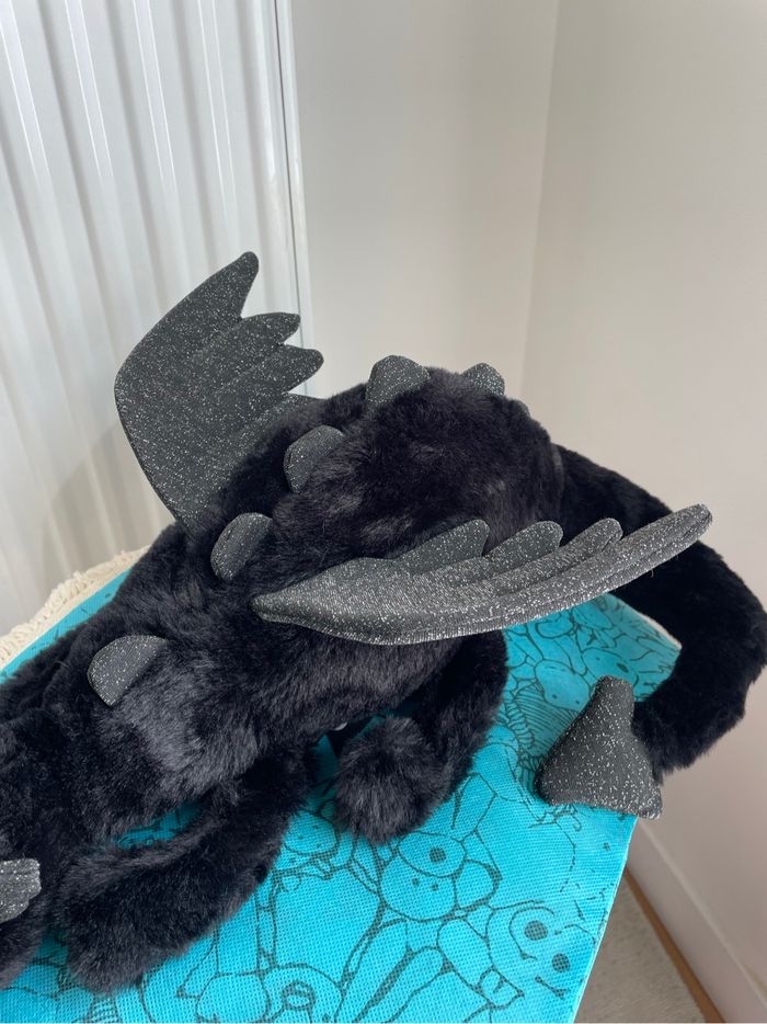 Peluche JELLYCAT LARGE ONYX DRAGON 🖤 - photo numéro 2