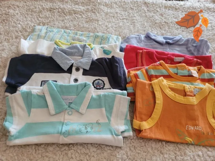 Lot de 8 conbis short