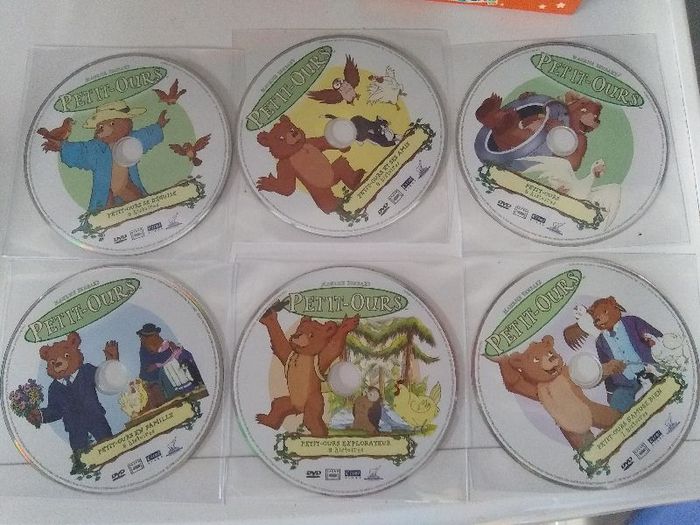 lot 6 DVD Petit Ours