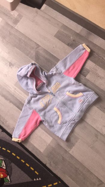 Puma - Veste sweat zippé à capuche fille 6/9 mois