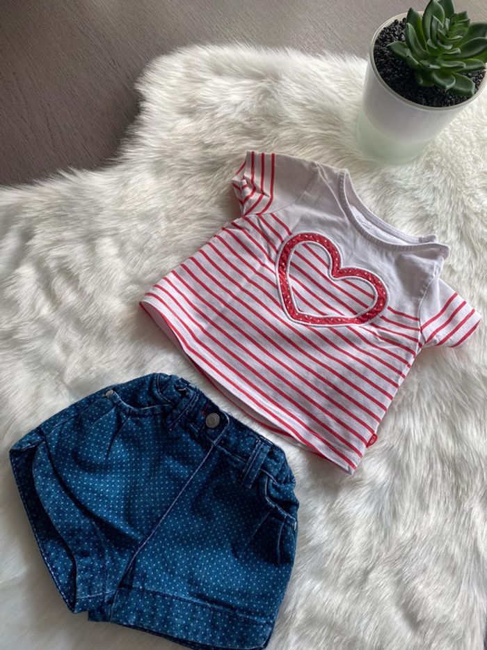 Ensemble short et t-shirt