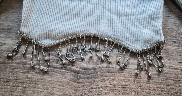 Pull court strass - photo numéro 2