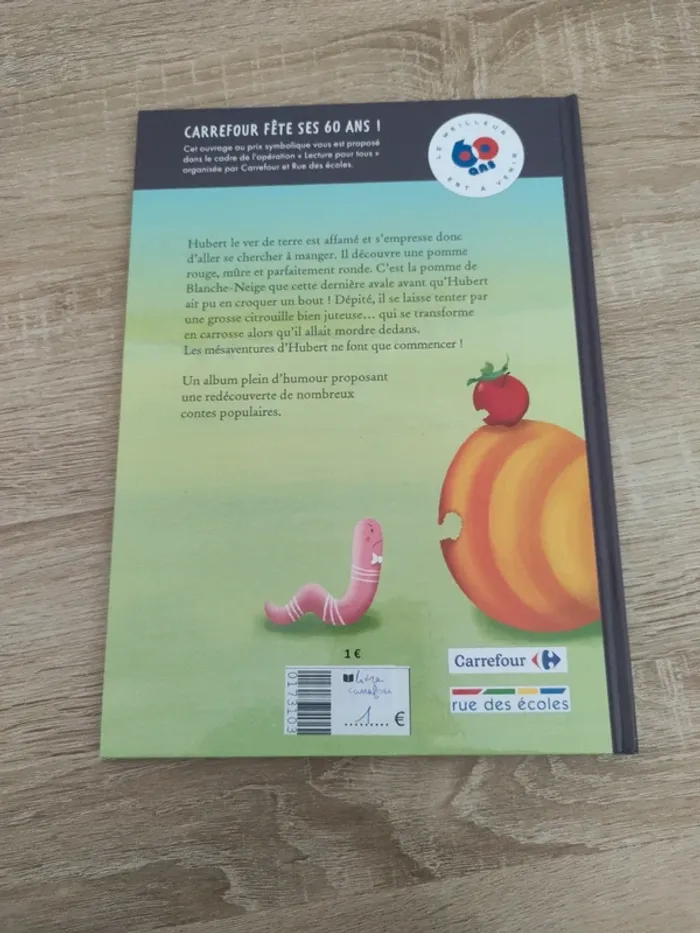 Livre les aventures d'Hubert le ver de terre - photo numéro 2