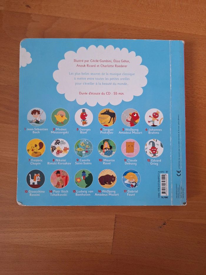 Livre mes plus belles de musique classique pour les petits - photo numéro 2