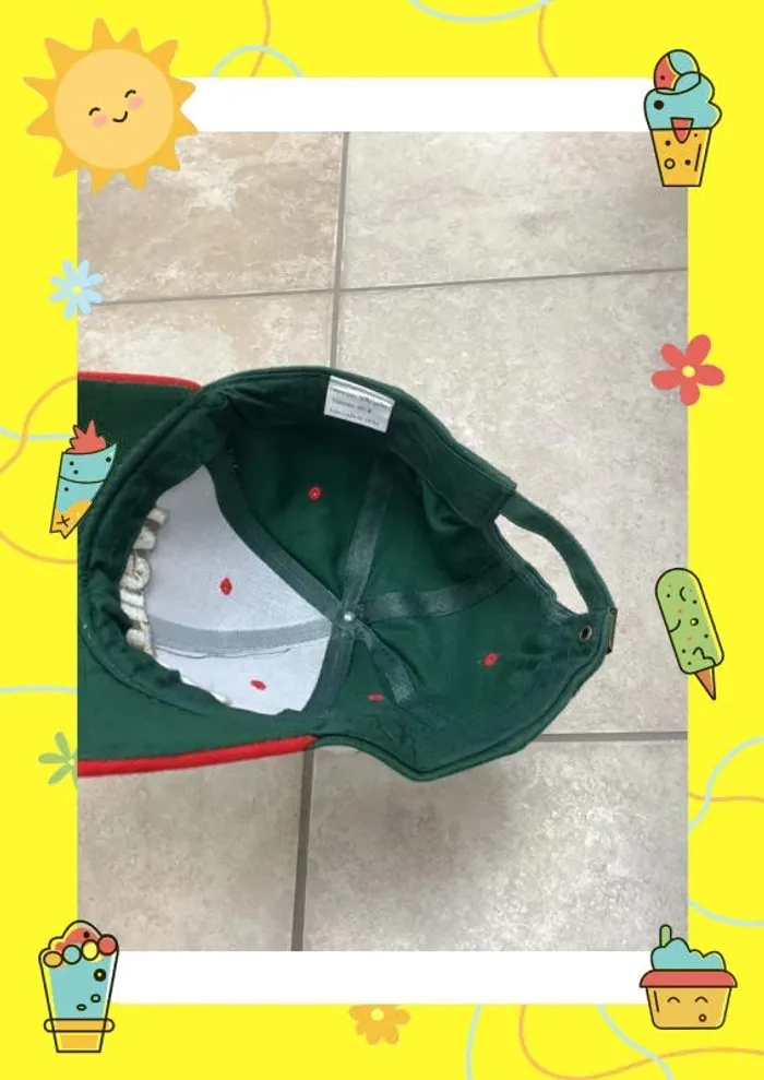 Casquette verte foncé rouge Portugal - photo numéro 6