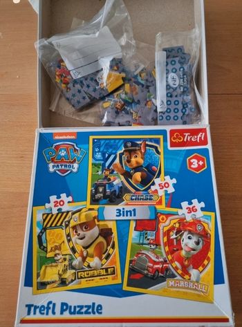Lot puzzles patpatrouille   - 3 ans