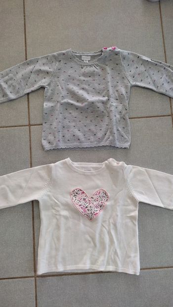 Lot de 2 pulls Pat et Ripaton T.24 M