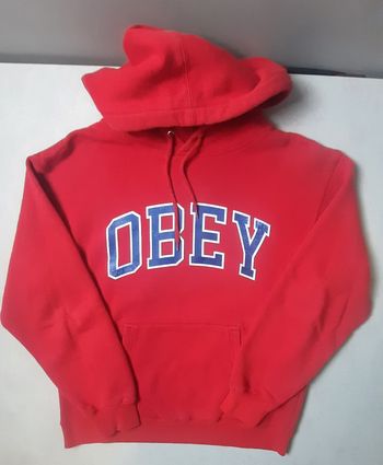 Sweat OBEY rouge – Style streetwear taille M