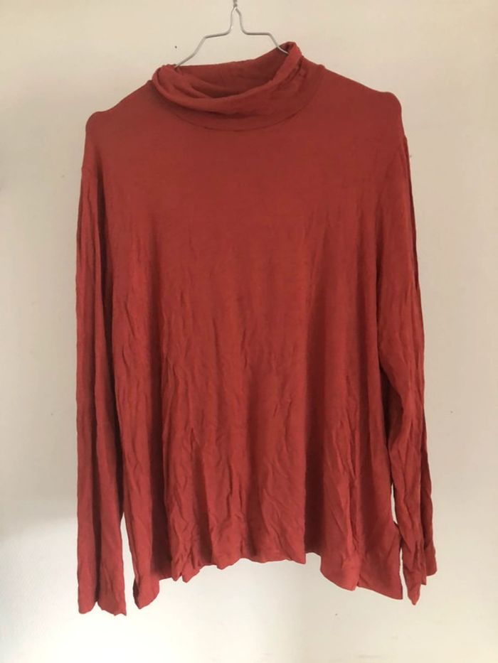 Sous-pull Bordeaux Gemo - photo numéro 5
