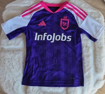 Maillot Adidas Kings League violet/rose – NEUF étiquette – 7/8 ans
