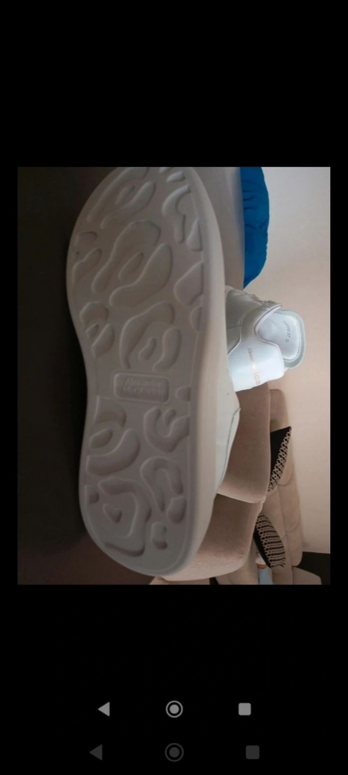 Basket Alexander McQueen blanche taille 37 - photo numéro 4