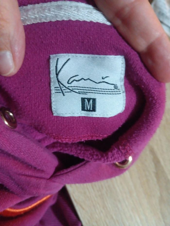 Sweat à capuche Karl Kani violet brodé M, style urbain - photo numéro 6
