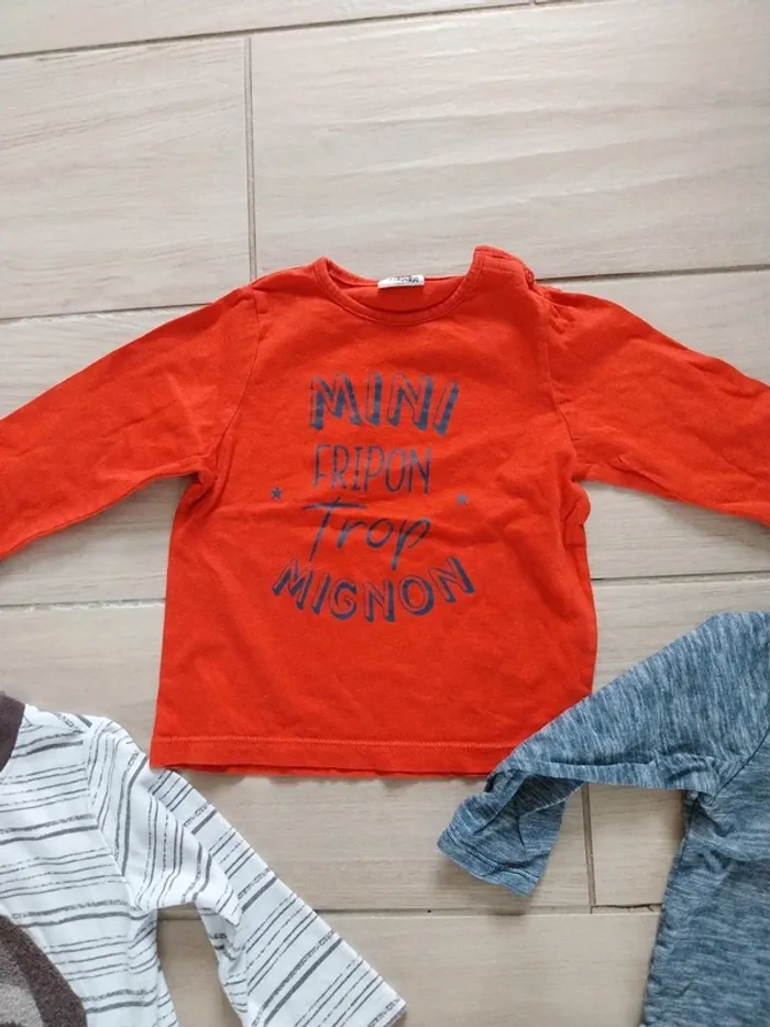 Lot t-shirt manche longue - photo numéro 3
