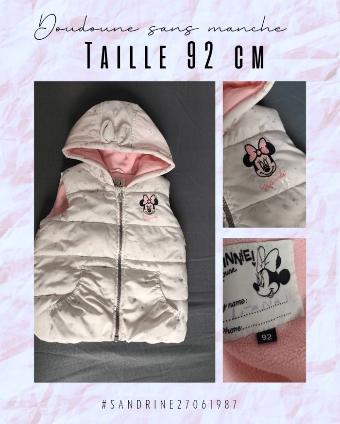 Doudoune sans manche Minnie