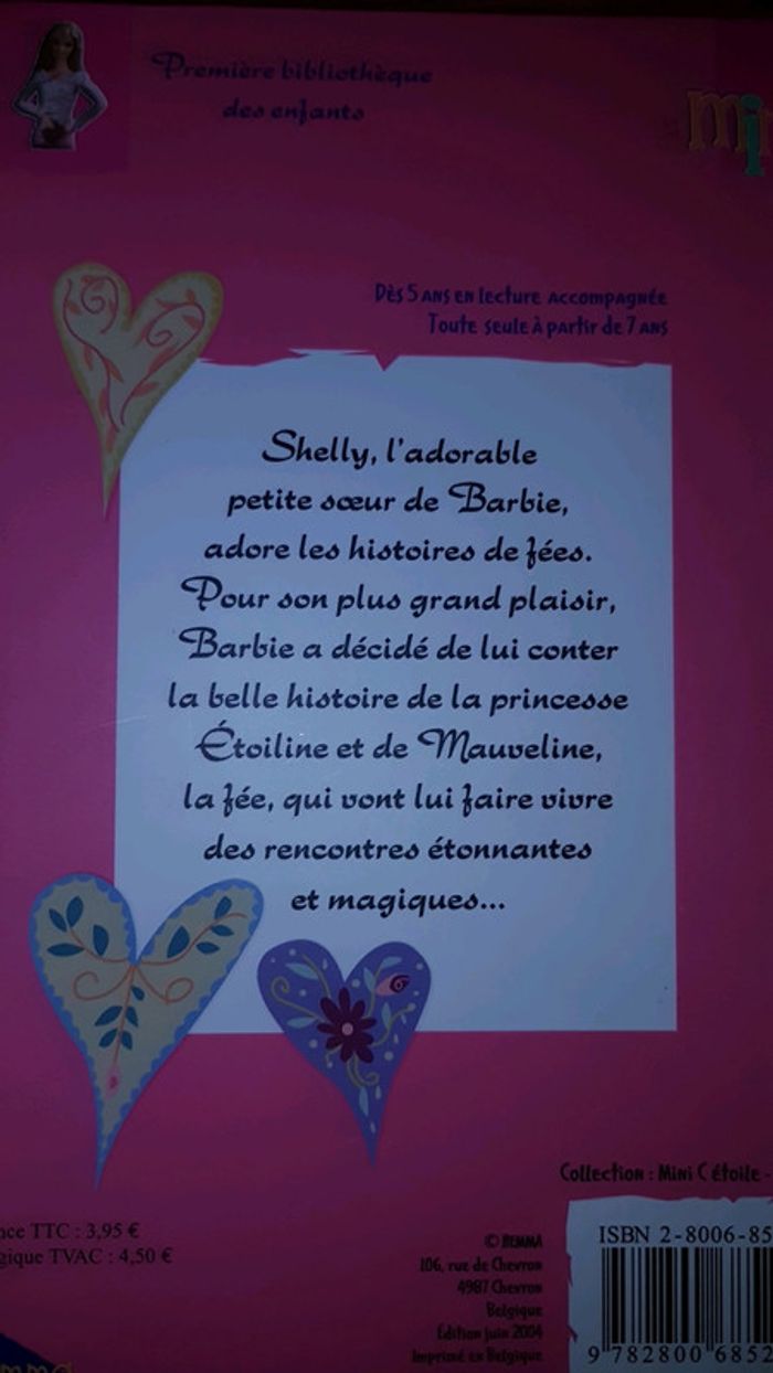 4 livres Barbie dont Coeur de Princesse - photo numéro 3
