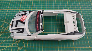 Carcasse carrosserie voiture pièce détachée Playmobil 9225 Porsche 911 GT3 #C61