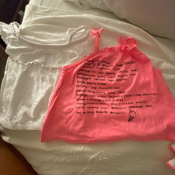 Lot de 2 Tunique coton fille 3 ans