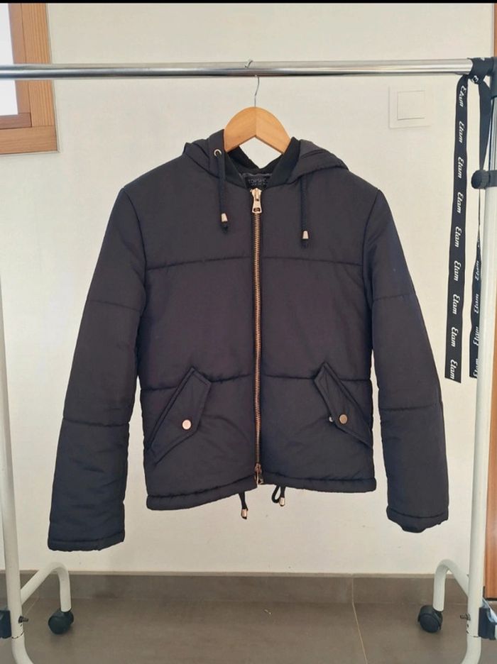Doudoune veste noir Topshop femme S - photo numéro 2