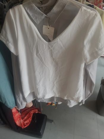 Top uni blanc