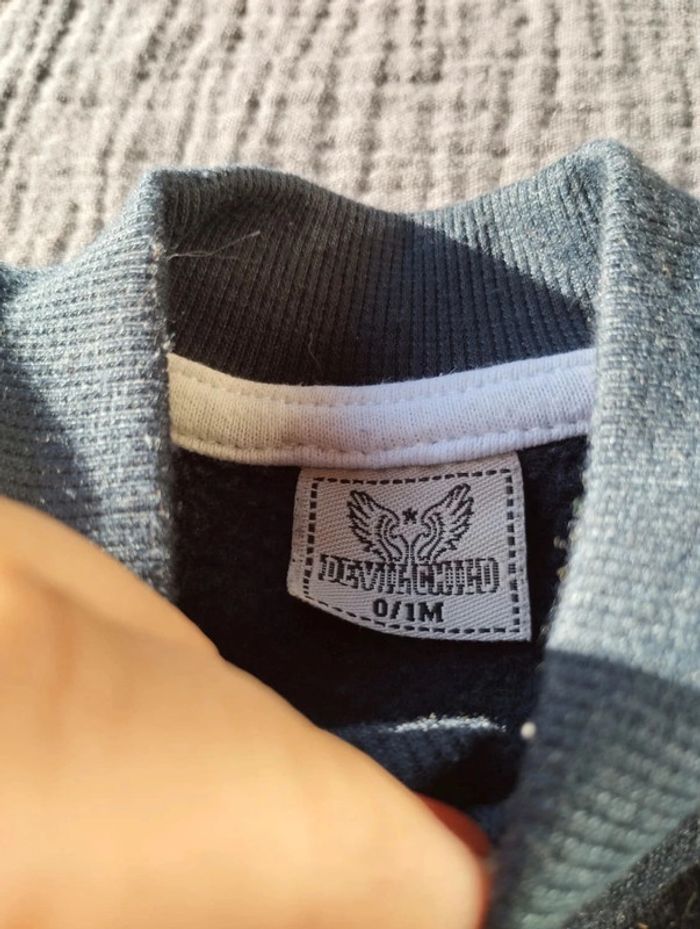 Gilet / veste à pressions 0/1 mois - photo numéro 2