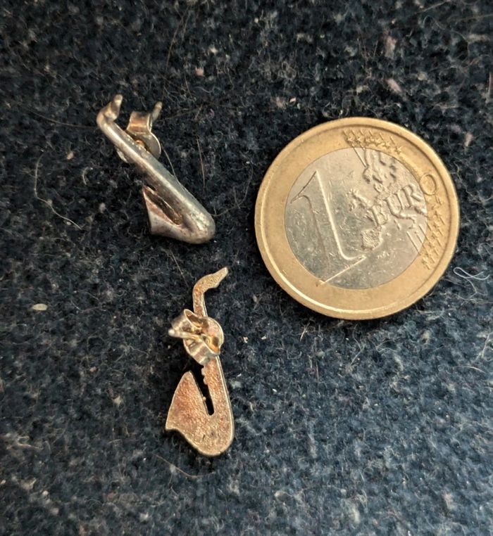 Boucles d'oreilles saxophone - photo numéro 2