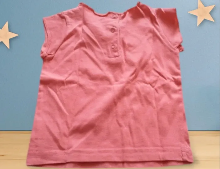 Tee-shirt fille 12 mois en bon état Mini Adélie - photo numéro 3
