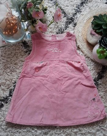 Robe courte rose Taille 6 mois🌿💝