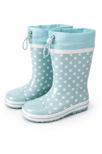 Bottes de pluie enfant Playshoes à pois