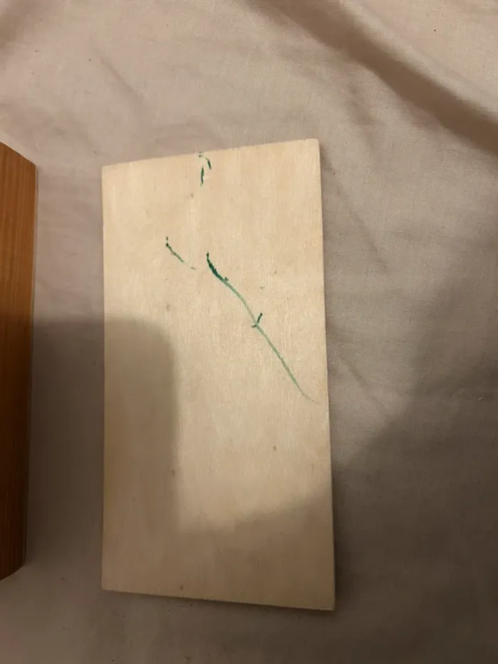 Boîte de domino en bois fruits - photo numéro 3