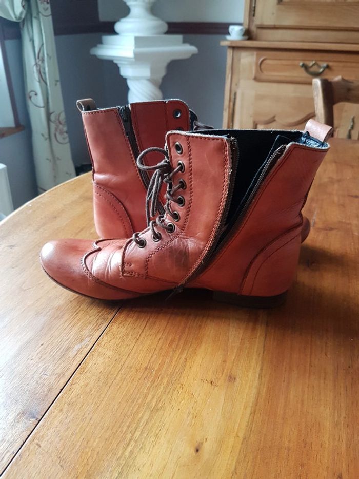 Bottines MEXX tout cuir 38 - photo numéro 13